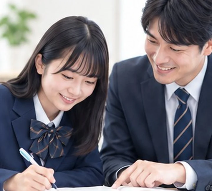 講師が生徒を1対1・1対2で指導する様子